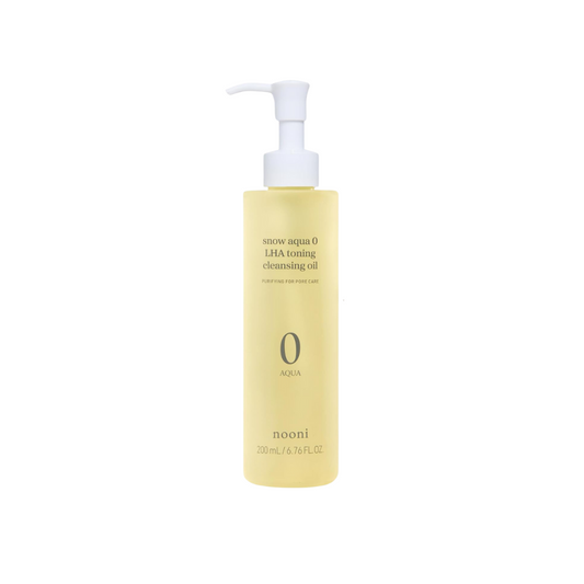 TheKshop NOONI Snow Aqua 0 LHA Toning Cleansing Oil 200ml Korean Skincare Canada.